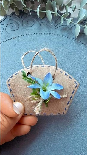 DIY Toilet Paper Roll basket #diy #papercraft #trending #craft #handmade #tutorial #gift