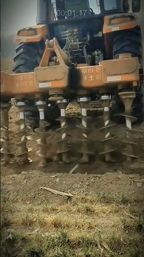 Giant Rotary Plow: Tilling the Land Quickly and Efficiently #AgriculturalInnovation