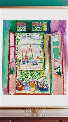 N110 - Henri Matisse - The Open Window, Collioure (1905)