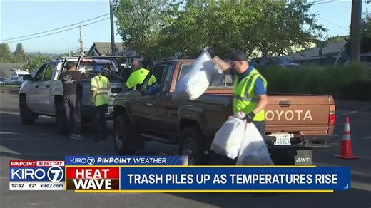 VIDEO: Residents haul garbage to drop-off amid garbage strike