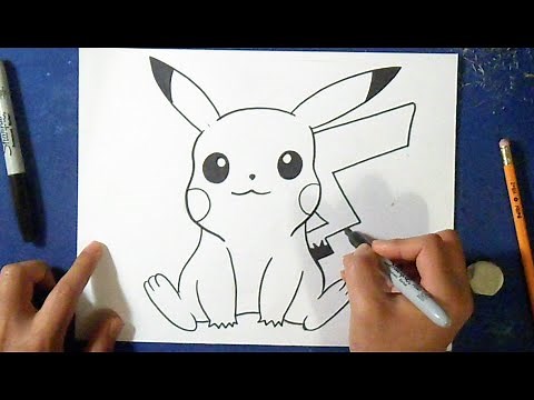 Cómo dibujar a Pikachu 4 | How to draw Pikachu