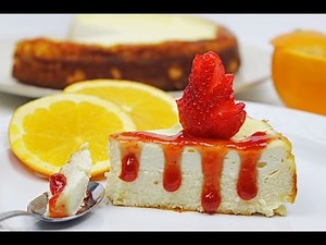 Cottage Cheesecake Cake with Sour Cream | Cottage Cheese Casserole | Cheesecake with Cottage Cheese