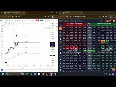 NIFTY live stream using using OPTION CHAIN CALCULATOR