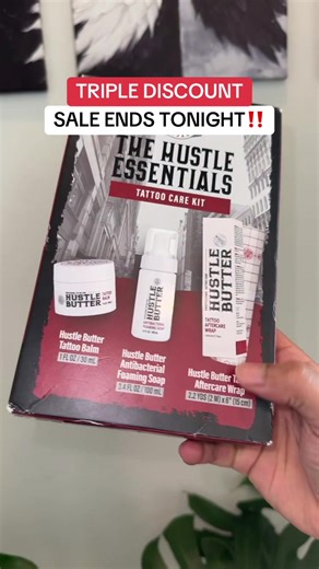 Amazing Deal on Hustle Butter Tattoo Balm Aftercare Kit