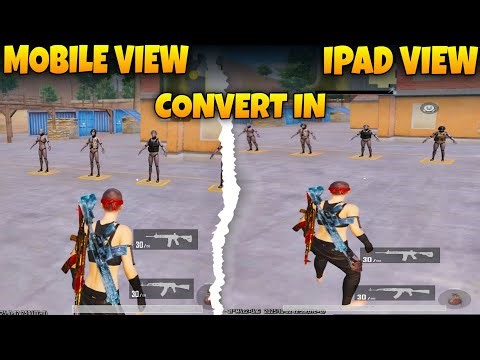 IPAD VIEW 4.1 IPAD VIEW PUBG MOBILE😱IPAD VIEW IN ANDROID