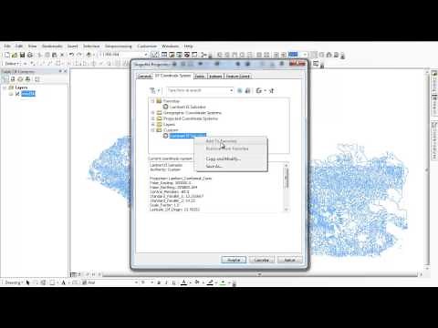 Crear la Proyeccion Lambert para El Salvador - ArcGis10