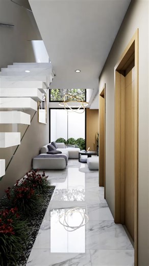 Casa HI 8x15m: Diseño y Espacio Ideal