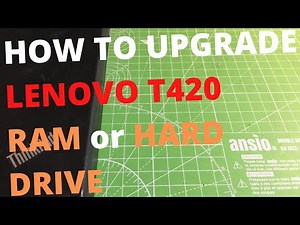 Lenovo T420 Laptop RAM + Hard Drive Location for UPGRADE or REPLACEMENT
