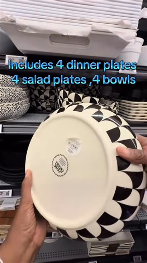 LadySlyStyles on Instagram: "@walmart #walmartpartner This is a gorgeous 12 piece dinnerware set by Thyme & Table Emmett available in my storefront link in bio. Comment SHOP for the link #dinnerware #walmartfinds"