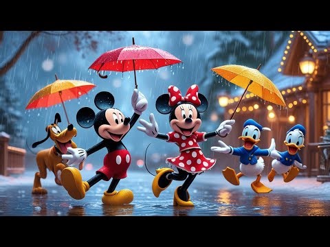 Mickey Mouse & Minnie Mouse Play in the Rain ☔🌈 | Fun Cartoon for Kids 🎉