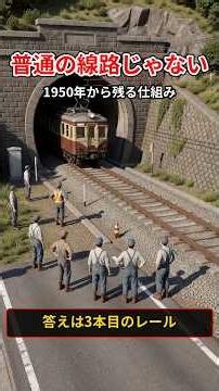 なぜレールが3本？箱根の線路に隠された仕組み