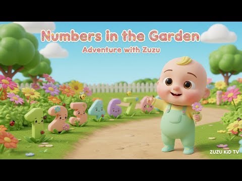 Numbers in the Garden Adventure with Zuzu – Nursery Rhyme, Counting, and Fun with Zuzu