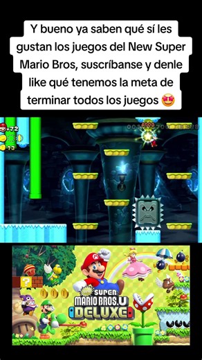 We passed the Glazed Glacier Castle in New Super Mario Bros U Deluxe #newsupermariobrosudeluxe