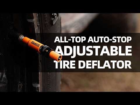 ALL-TOP Overland Adjustable Auto-Stop Tire Deflator Valve Kit (10-30PSI)