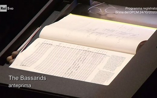 汉斯·亨策歌剧《酒神的伴侣》意大利罗马歌剧院（2015）The Bassarids Hans Werner Henze Opera di Roma