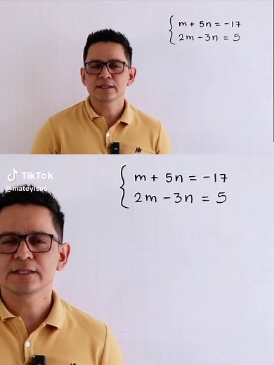 Sistema de Ecuaciones Lineales 2x2: Método de Eliminación