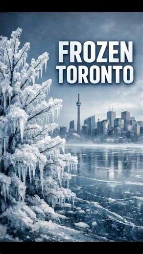 This Frozen Lake in Toronto Doesn’t Feel Real ❄️ #canada#shorts #viralshort