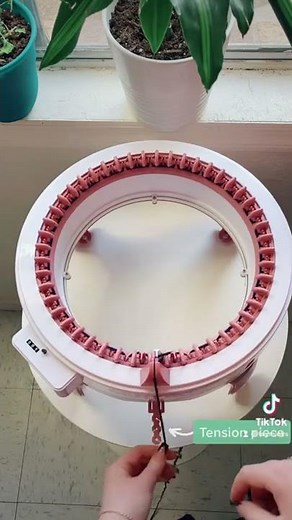 How to Cast On (Begin) on a Loom Knitting Machine