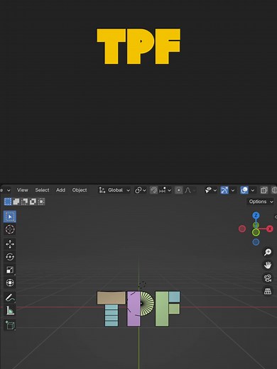 3D Logo Animation Showcase Created with Blender