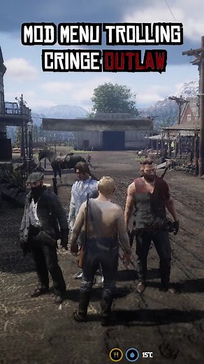 Mod Menu Trolling - Cringe Outlaw #rdr2 #rdr #gta #gtarp #gta5 #rdrrp #funnyvideos #reddeadredemption2 #foryou #foryoupage #pcgaming