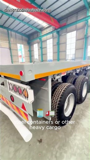 Maximize Your Transportation Efficiency with Our 4-Axle Flatbed Trailers