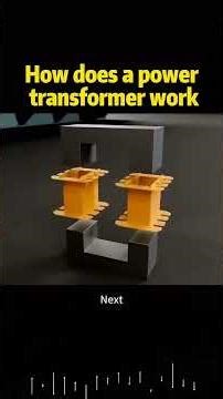 How does transformer work | Animation #electrical #transformers #power #electronic