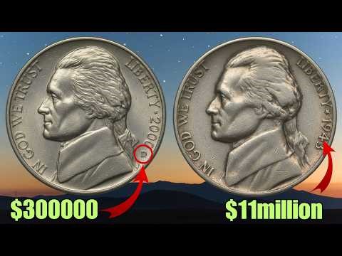 Most Valuable Jefferson Nickel Five Cent Coins Worth Big Money Today