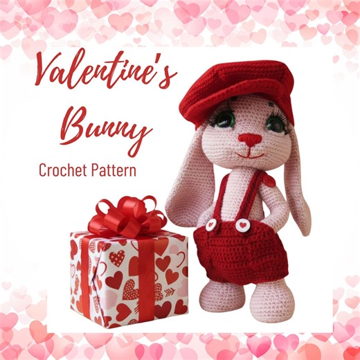 Crochet Bunny Amigurumi Pattern PDF | Beginner Easy Plush Rabbit Toy Tutorial | Easter Gift | Baby Shower Nursery Decor | Digital Download - Etsy