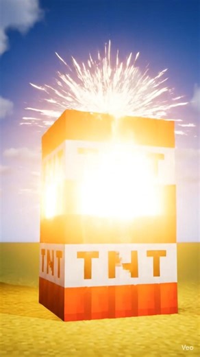 This Minecraft TNT Blast Is So Satisfying 🤯 #minecraft #shorts