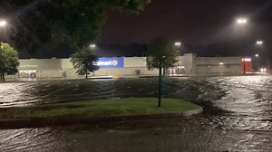 313K views · 836 reactions | Stopped to grab some video of flooding at the North Myrtle Walmart and ended up getting a transfer exploding. | Chief Meteorologist Jamie Arnold-WMBF | Facebook