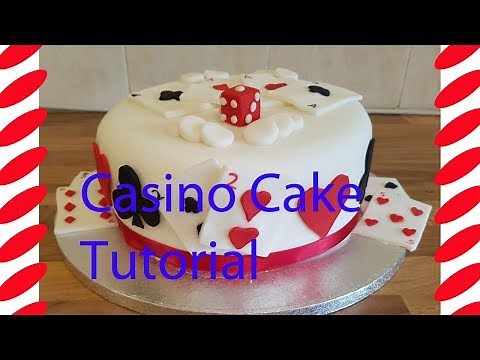 How to make a Casino cake with playing cards - adult cakes for men