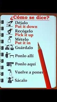 VOCABULARIO BÁSICO EN INGLÉS – APRENDE INGLÉS PARA PRINCIPIANTES 📖🇺🇸🤩 #ingles #aprenderingles