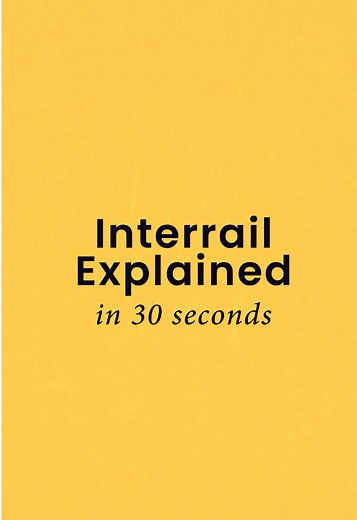 What is Interrail? Who knows. But it’s fun. You should try it. 👀 #interrail #interrailing