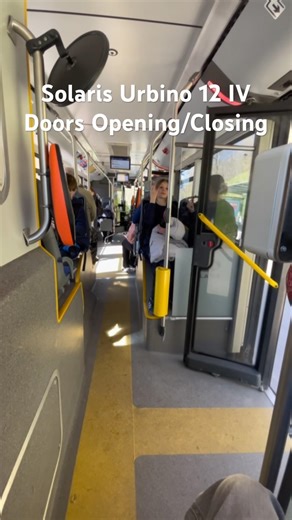 Solaris Urbino 12 IV Doors Opening/Closing #bus #doors #vvt #vilnius #solaris #publictransport