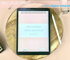 Digital Daily Notepad | HLP| Goodnotes Planner| iPad Planner| Hyperlinked Planner| Digitial Planner| Xodo Planner| Undated Digital Planner - Etsy Australia