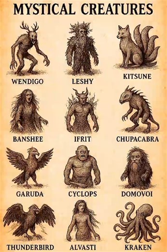 👁️❄️ Cyclops & Wendigo | Dark Myths, Horror Folklore & Scary Legends P - 13 #Leviathan #Horror #Myth