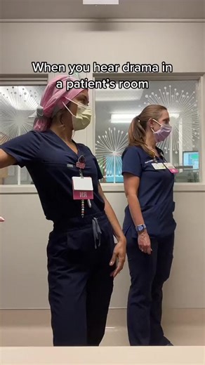 When you hear drama in a patient’s room 😆 #reels - - - #laboranddelivery #nurse #ernurse #icunurse #nursesoftiktok #nursing #nurselife #hospitaltiktoks #hospitallife #foryou #fyp #nursings #healthcare #healthcareworker #drama #patient | Anna the Nurse