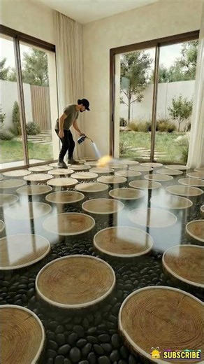 These aren't just wood logs... 😲 #epoxy #interiordesign #renovation