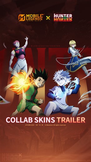 431K views · 8.1K reactions | Coming up next, MLBB × HUNTER×HUNTER Collab Skins! Nandito na ang mga Nen user na sina Gon, Killua, Kurapika, at Hisoka, na ilalabas officially sa 01/04. #MobileLegendsBangBang #MLBB×HUNTERHUNTER #MLBBNewSkin | Mobile Legends: Bang Bang | Facebook