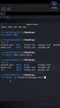 Linux mkdir Command Explained | Create Directories Like a Pro 🚀 #linux #shorts #cybersecurity
