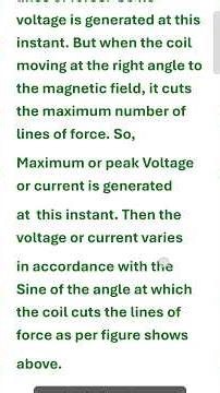 Alternating Voltage or Current Generation