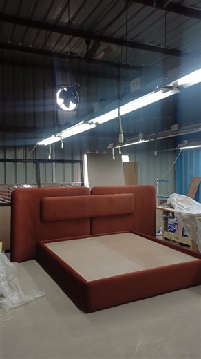 Tablero on Instagram: "Elevate your sanctuary with this bespoke upholstered bed, crowned by a monumental custom-cushioned headboard. Meticulous saddle stitching and tufted channeling showcase artisanal mastery in every seam. Premium velvet envelops plush-foam depths, tailored for opulent repose. Handcrafted with couture precision—where bespoke luxury meets timeless elegance. A statement piece redefining nocturnal indulgence. ✨ Dream Home Awaits at our Faridabad Studio! ✨ Step into inspiration at