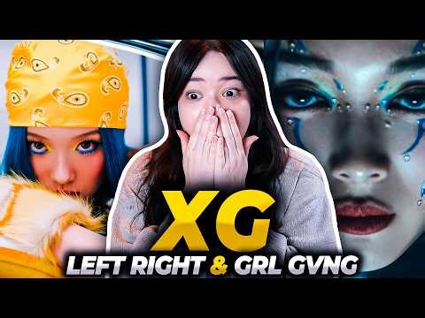 I FINALLY WATCHED XG 'LEFT RIGHT & GRL GVNG' MV + Dance Practice | First Time Reaction