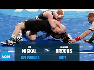 Bo Nickal vs. Sammy Brooks: 2017 NCAA wrestling championship semifinal (184 lb.)