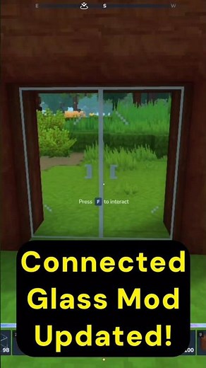 Hytale Glass Doors are HERE! Connected Glass Mod Update! 🎮 #hytale