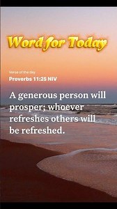 Proverbs 11:25 Blessings Flow Through Generosity#Shorts#GenerousLife