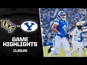 UCF vs. #11 BYU Game Highlights | 2025 Big 12 Football