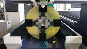 Tube Laser Cutting Machine is mainly used for round tube, square tube, rectangular tube, elliptical tube and waist tube of common carbon steel,stainless steel and other materials. The circumscribed dimension of cutting workpiece is Φ Φ15mm-φ320mm, and the maximum length of material is 6000-12000mm. www.chinasmartcnc.com sales@chinasmartcnc.com | Wuxi Smart CNC Equipment Group Co.,LTD