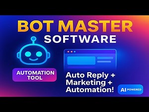 🔥 Bot Master Software | Auto Reply, WhatsApp Marketing & AI Automation Tool 2025