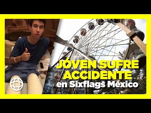Joven sufre accidente en Six Flags México 2020 juegos
